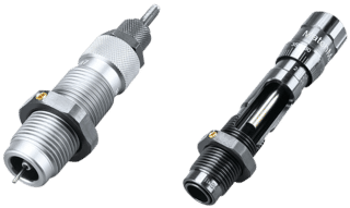 This set includes a full-length bushing die, and a MatchMaster seating die for interchangeable diameter-specific neck bushings.